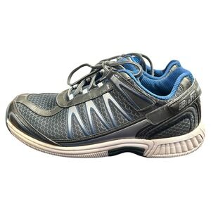 Sprint 672 BioFit‎ Men's Orthopedic Walking Shoes Gray Blue Birkenstock Insoles